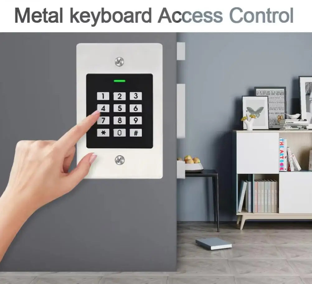 Outdoor Door Entry System Digital Keypad password Access Control Door Lock With 125KHz Card Reader