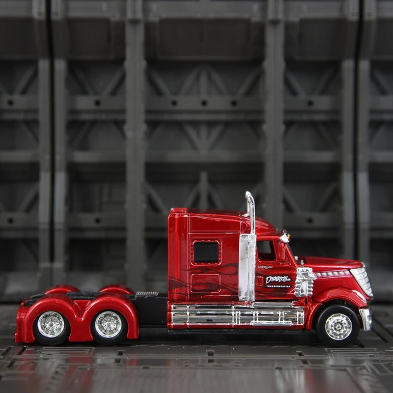 Maisto 1:64 International Lonestar American Heavy Truck International Lonestar Alloy Model Trailer Car suitable for collection