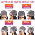 30 Inch Straight Human Hair Wigs 4x4 5x5 Glueless Bone Straight Lace Front Wigs 13x4 HD Lace Frontal Wigs For Black Women