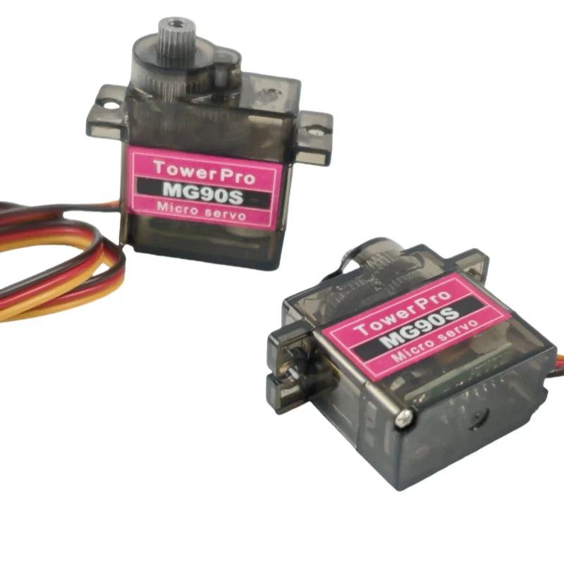 MG90S 9g 90° 180° Micro Servo Metal Gear 4.8V-6.0V for RC Helicopter Plane Boat Car Trex 450 RC Robot Arm Upgraded Parts