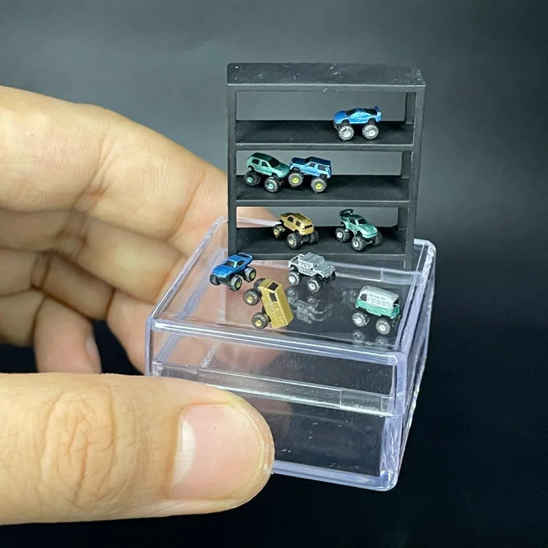 New Product 1: 64 Frame And 1:10 Scale Large Foot Car Miniature Resin Model Scene Photography Ornament Festival Toy Gift
