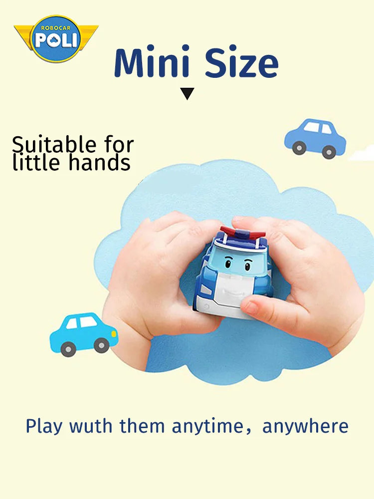 MINICAR Series Single Vehicle, Non Deformable Mini Toy Car, Perfect Size Little Hands Grasp