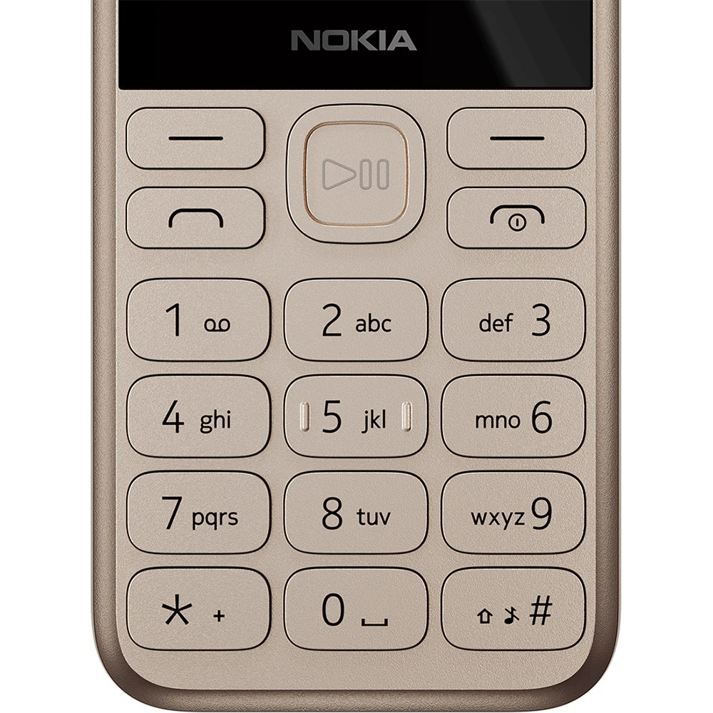 Nokia 130 2023 2G Backup Phone 2SIM 1450mAh 2.4-inch MP3 FM Radio MicroUSB LED Flashlight Nokia Physical Buttons Elderly Phone