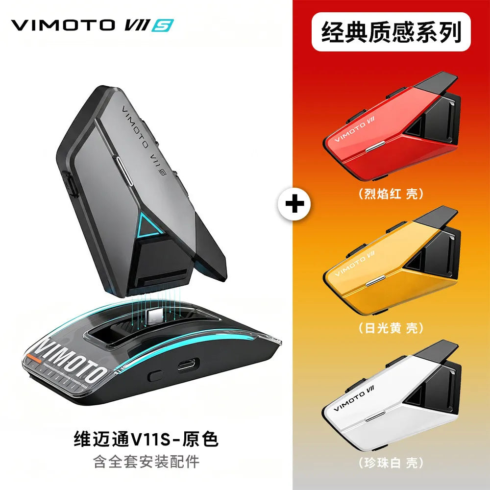 VIMAITONG V10X Helmet Bluetooth Earphones Motorcycle Riding Dedicated Multi-Person Intercom Full Helmet Built-in Headphones