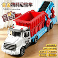Electric Sand Transport Truck Conveyor Belt Dump Body Simulated Construction Engineering Vehicle Desktop Display Collection Gift