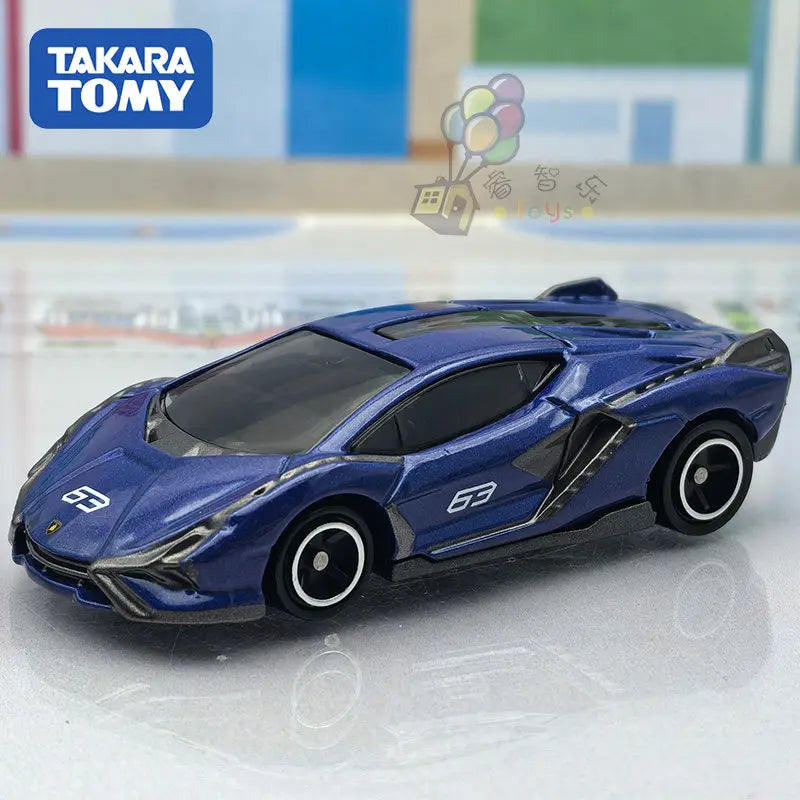 Takara Tomy Tomica Diecast Car No.55 Lamborghini Sian FKP 37 Asia Ver Alloy car Diecast Model Replica Series Children Gift Toys