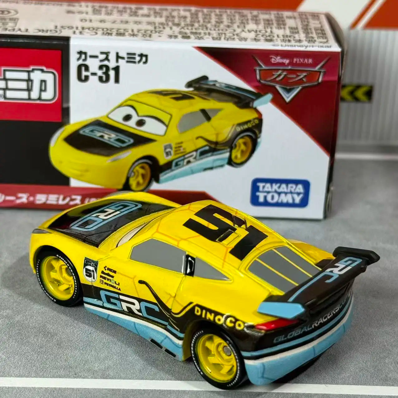 Takara Tomy Disney Cars Tomica C-31 Cruise Ramirez (GRC Type) Alloy Car Diecast Model Replica Series Children Gifts Boy Toys