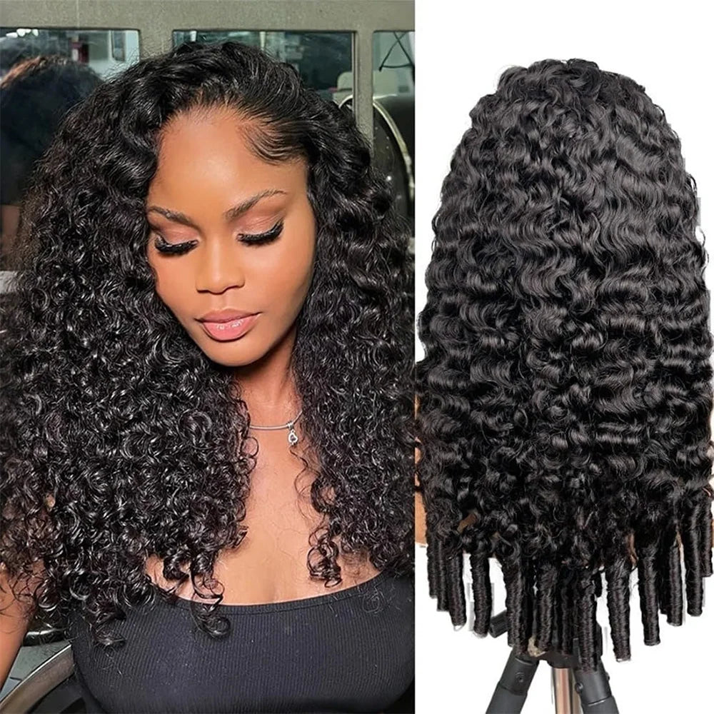 Burmese Curly Human Hair 13x6 13x4 Transparent HD Lace Front Wig 7x6 HD Lace Pre Plucked Wig For Women 40 42 Inches Remy Hair Natural Color Wigs