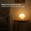Mushroom Lamp Table Lamp for Bedroom, Desk Bedside Small Lamps for Living Room Night Stands, Mushroom Decor Cute Mini Modern Mi