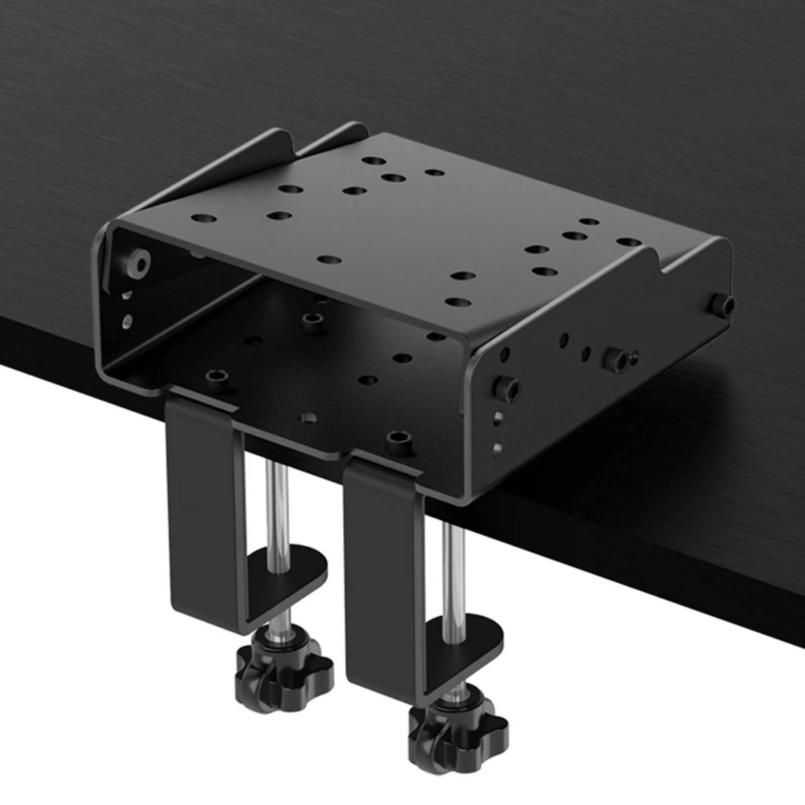Racing Simulator Desk Mount Heavy-Duty Racing Simulator Mount Desktop Mounting Bracket Universal Space-Saving for Gamers