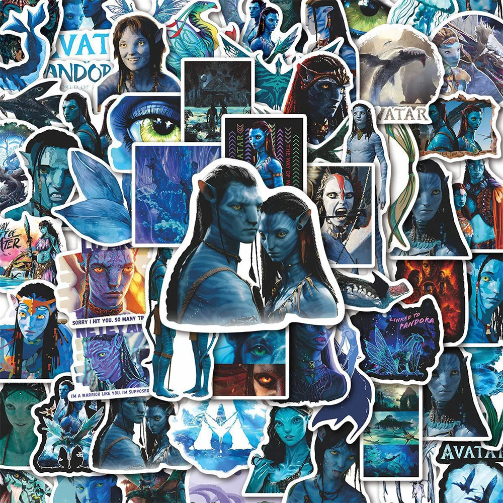 10/30/65pcs Hot Disney Movie Avatar 3：Fire and Ash Stickers Cartoon Graffiti Decals DIY Luggage Notebook Phone Sticker Toy Gift