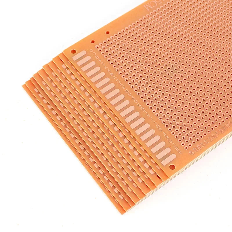5/10pcs 5x7cm 7x9cm 9x15cm Universal PCB Board Yellow Single Sided PCB Printed Circuit Board for Arduino