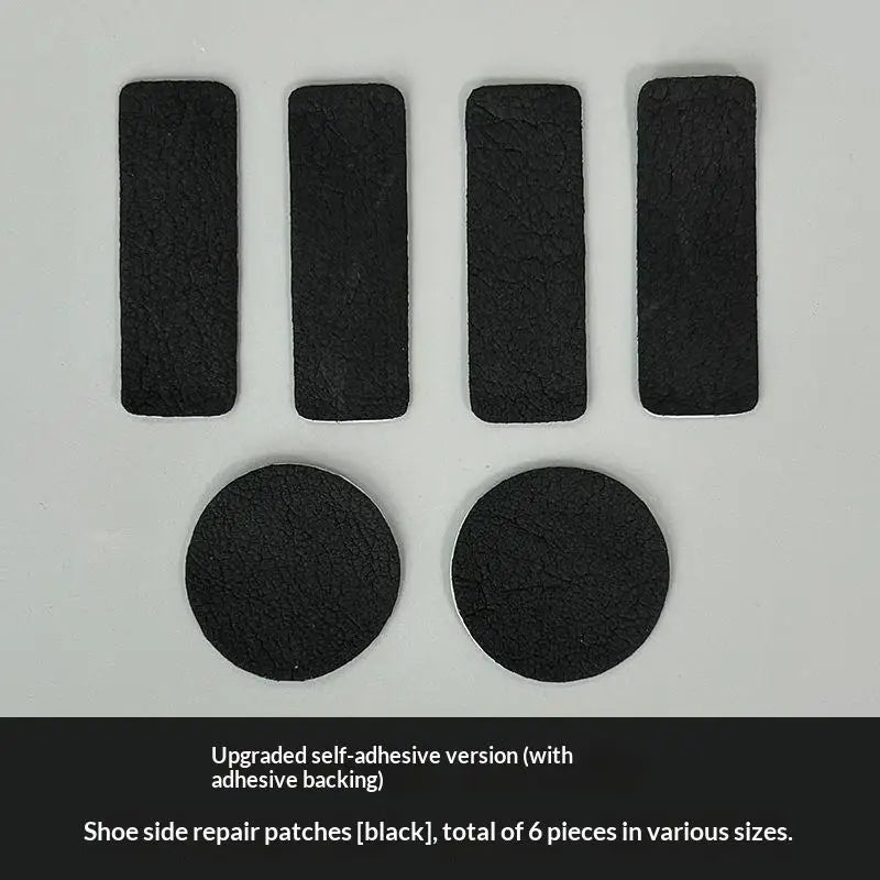6Pcs Shoe Repair Patches For Heel And Inner Lining Wear Self-Adhesive Repair Stickers For Sneakers Shoes