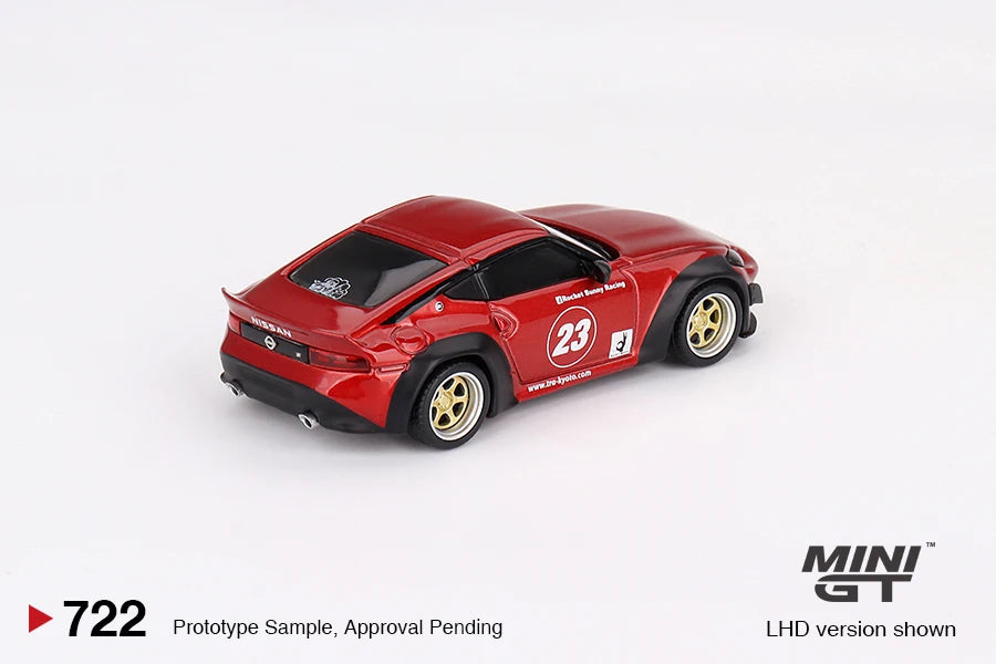 MINIGT 1:64 Mazda RX-7 RE-Amemiya 2025 D1GP MGT01195-CH Car Alloy Toys Diecast Metal Model for Children