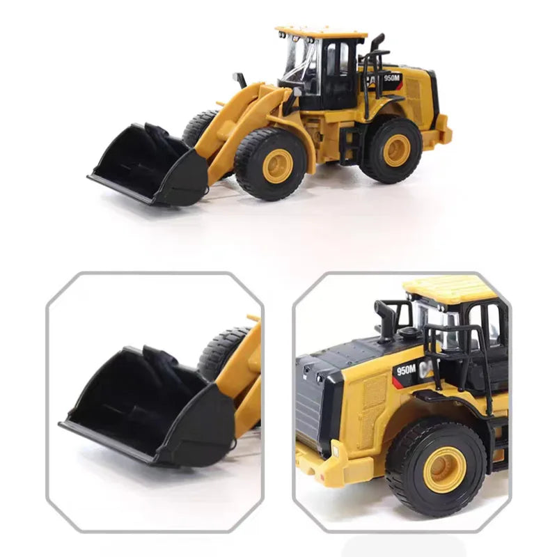 New 1: 64 Mining Transportation Engineering Vehicle Simulation Alloy Car Model Finished Product Toy Boy Girl Gift Collection
