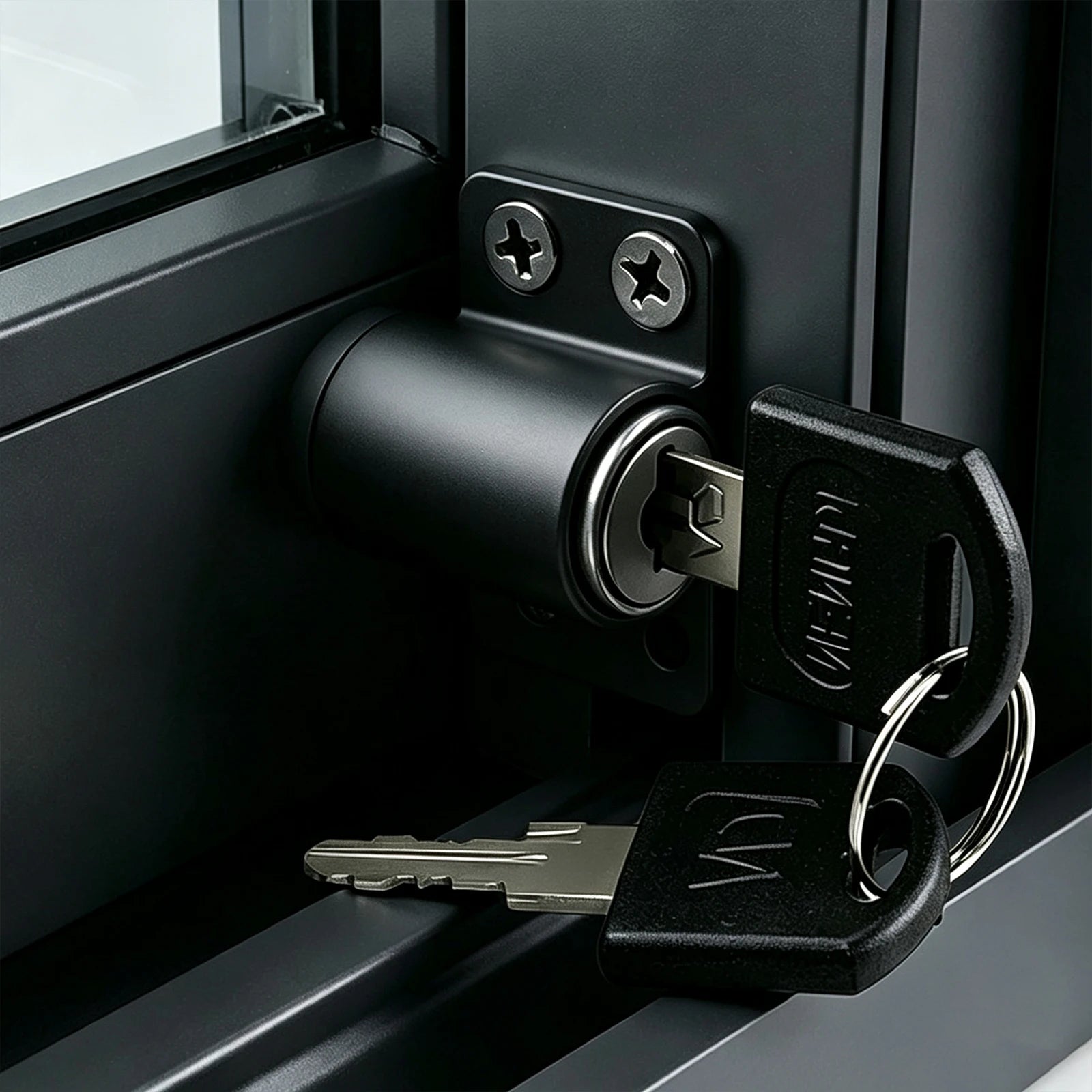 Aluminum Alloy Sliding Door Window Locks Child Safety Protection Lock Anti-Theft Door Lock for Horizontal Sliding Window Doors