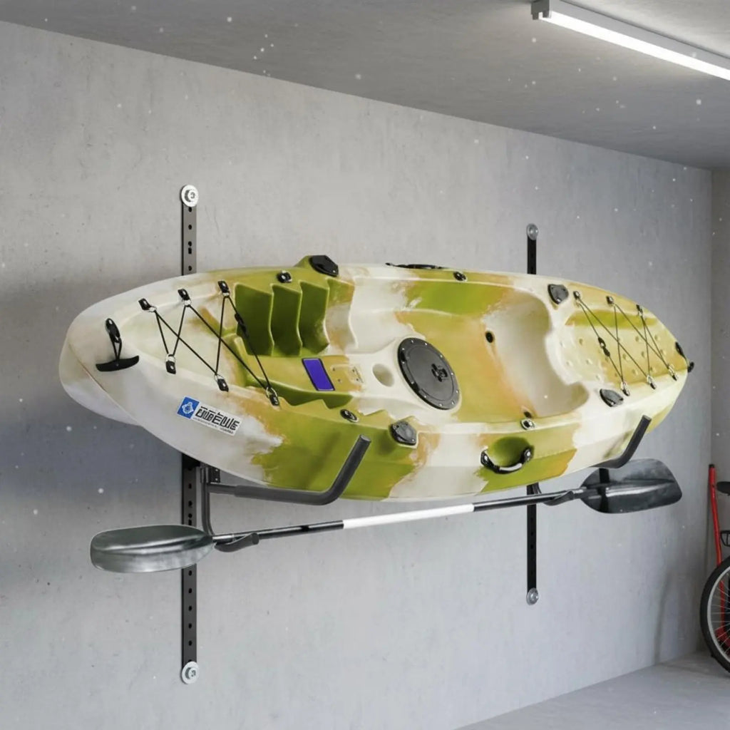 Rotating Kayak Rack Detachable Paddle Boat Wall Hanger Kayak Wall Mount Sturdy Paddle Boat Hanger Scratch Resistant for Garage