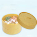 5Pcs Mini Dumplings with Steamer Bun Squeezable Toys Set Soft Stress Relief Crystal Squishy Fidget Sensory Toy Party Favors Gift
