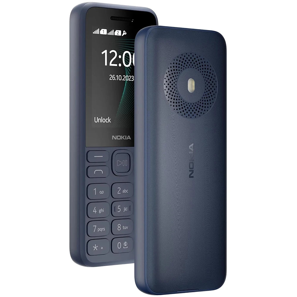 Nokia 130 2023 2G Backup Phone 2SIM 1450mAh 2.4-inch MP3 FM Radio MicroUSB LED Flashlight Nokia Physical Buttons Elderly Phone