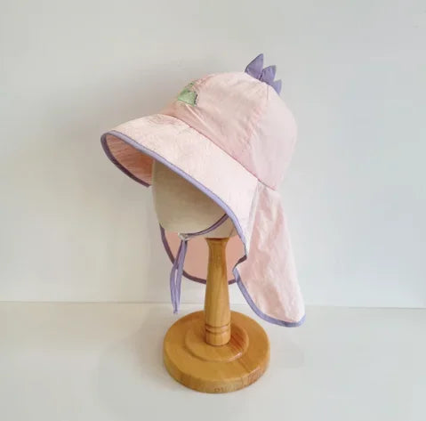 UV Block cap Baby’s summer hats beach accessories Boy Girls Sunshade Large brim Sunshade Shawl Breathable hat for sun protection