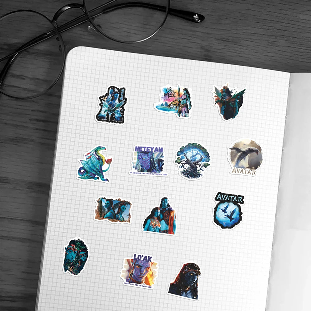 10/30/65pcs Hot Disney Movie Avatar 3：Fire and Ash Stickers Cartoon Graffiti Decals DIY Luggage Notebook Phone Sticker Toy Gift