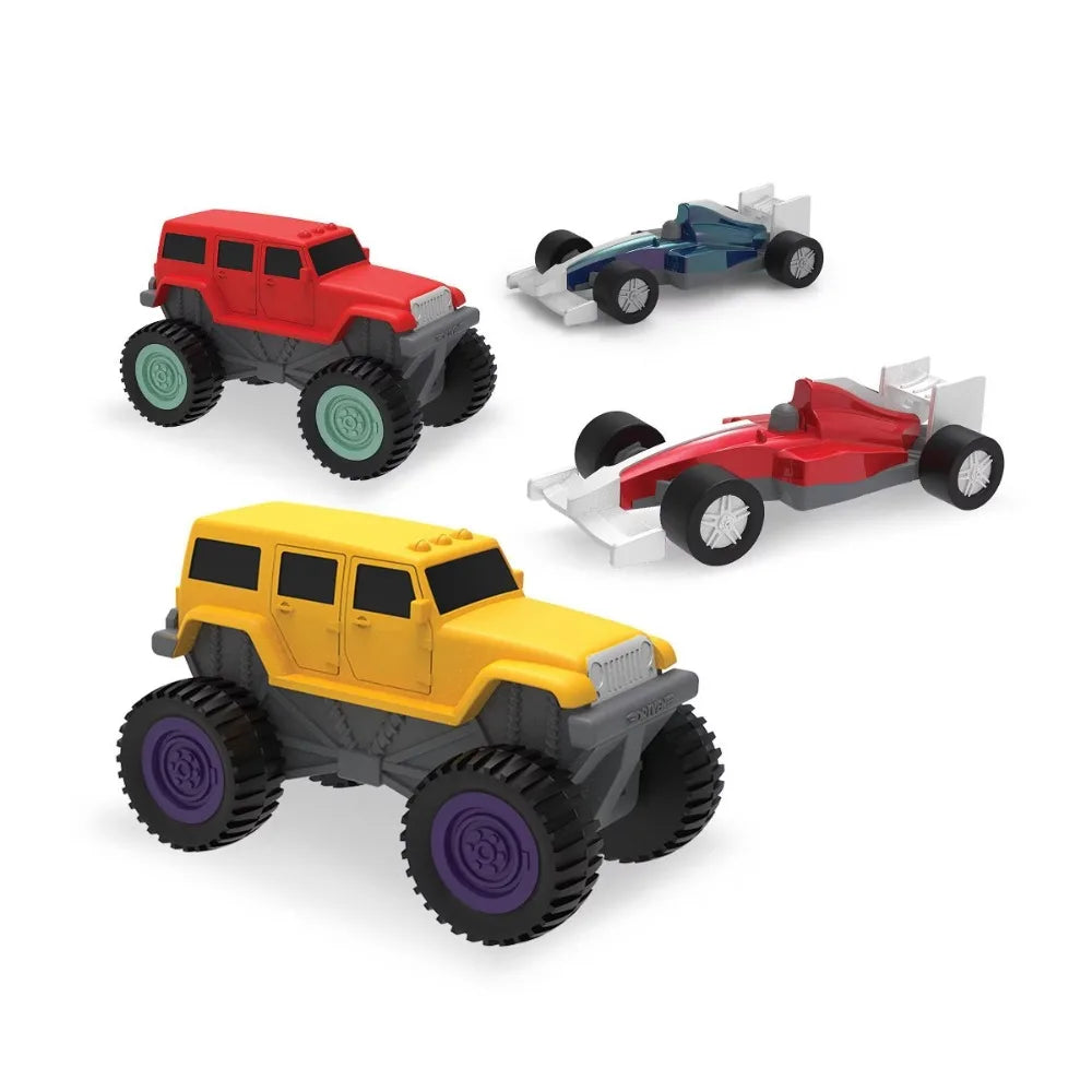 Battat Mini Toy Vehicle Playset - Pocket Series Blind: Educational Focus on Motor Skills, Plastic Car Set