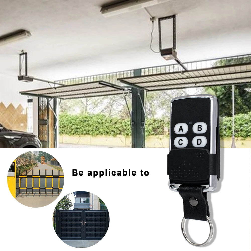 Copy 433.92mhz Fixed Code Remote Control 433mhz 4Buttons Garage Gate Door Opener