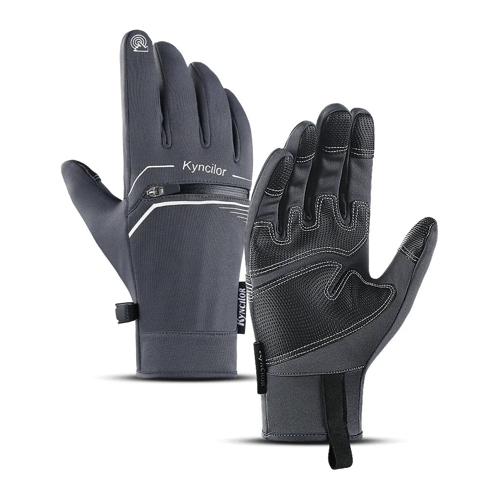 Winter Cycling Gloves Men Women Waterproof Windproof Touch Screen Bike Warm Gloves Cold Weather Running Sports Hiking Ski Mitten