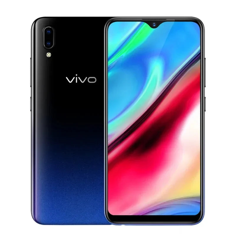 Global firmware VIVO Y93 Smartphone 4GB 64GB Octa core Android 8.1 6.2'' Camera 13MP+2.0MP Face ID cellphone y 9  Used Phone