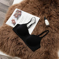 KUCLUT  Seamless Half Cup Bra Smooth Surface Top Support Thin And Comfortable Without Steel Ring Bra One Piece Seamless Half C