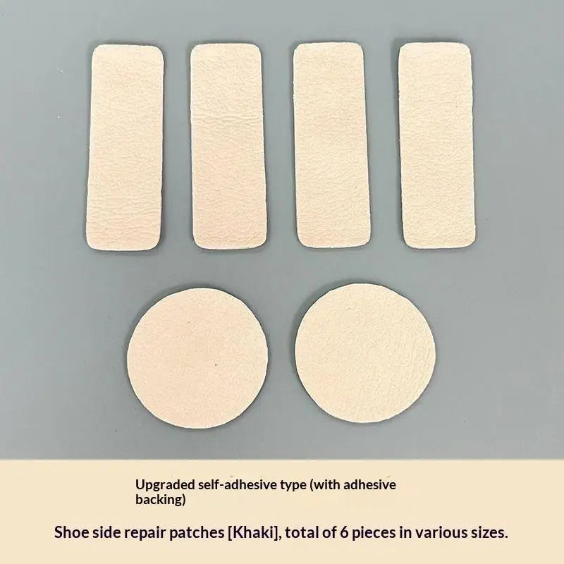 6Pcs Shoe Repair Patches For Heel And Inner Lining Wear Self-Adhesive Repair Stickers For Sneakers Shoes
