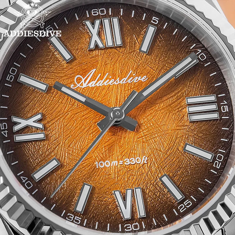 ADDIESDIVE Elegant Watch for Woman Luxury Sapphire Glass VH31 Quartz BGW9 Super Luminous 10Bar Waterproof Wristwatch AD2512