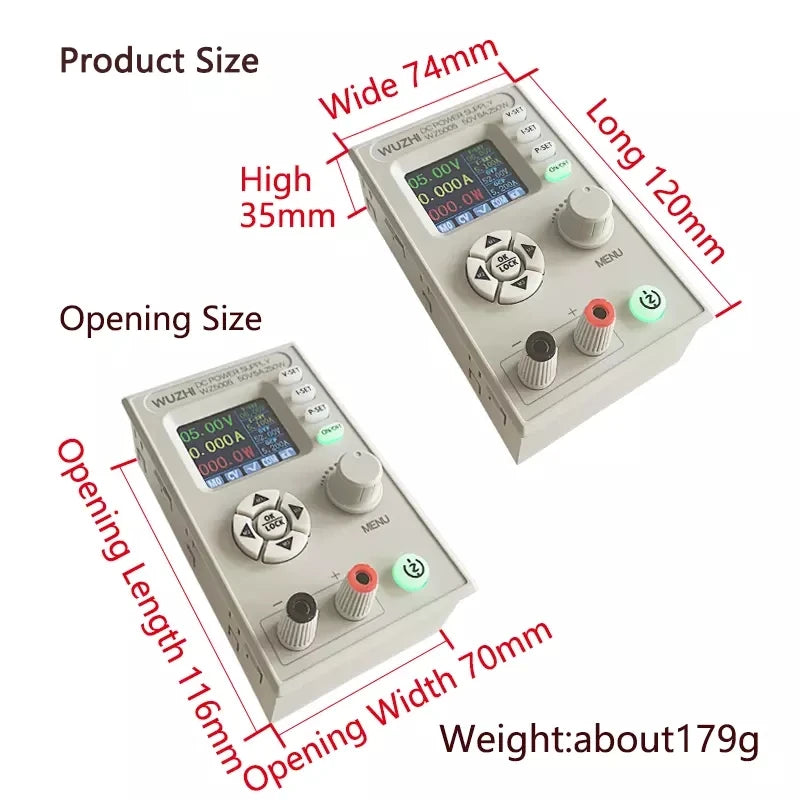 Stable Performance-WZ5005 Power Module Adjustable Regulated Laboratory Variable Power Supply Communication