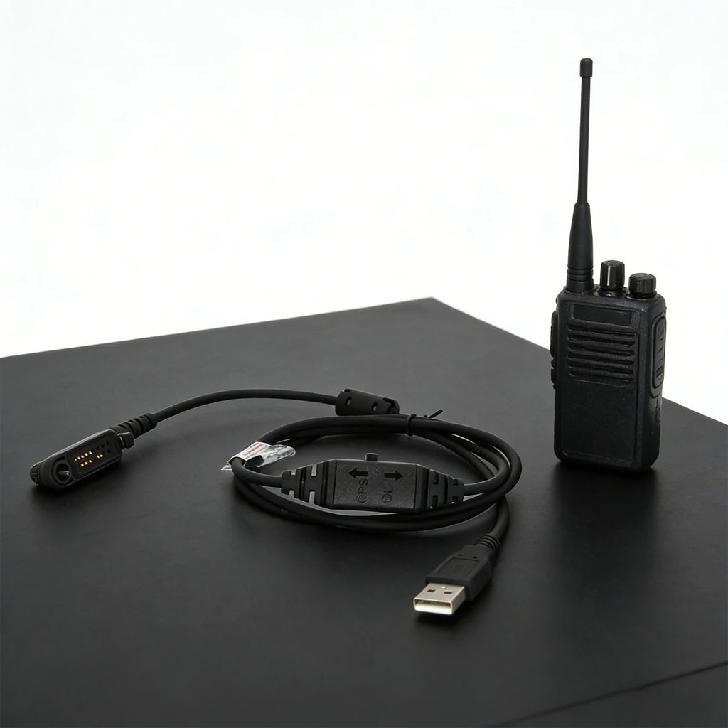 USB Program Cord Replacement Direct PC Connection Plug-and-Play PC45 Programming Cable for Hytera PD600/680/606/660