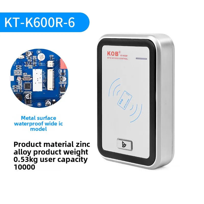 KOB outdoor ID/IC card swiping metal waterproof access control system outdoor host WG26 access control reader head