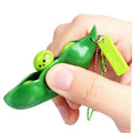 Fidget Toys Edamame Squishy Keychain Stress Relief Squeeze Peas Beans Cute Adult Toy Decompression Pack