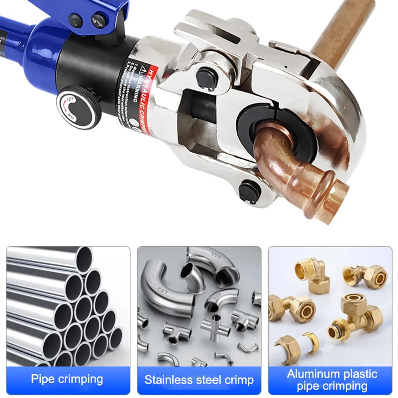 Manual Hydraulic Crimping Tool Copper Tube Pipe Propress Fitting Crimping Machine Integral Hydraulic Crimping Pliers