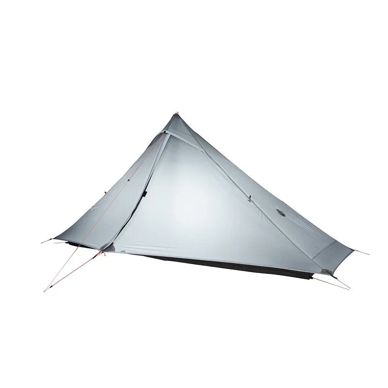 3F UL GEAR Official Lanshan 1 Pro Tent Outdoor One Person Ultralight Camping Tent 3 Season Professional 20D Silnylon Rodless