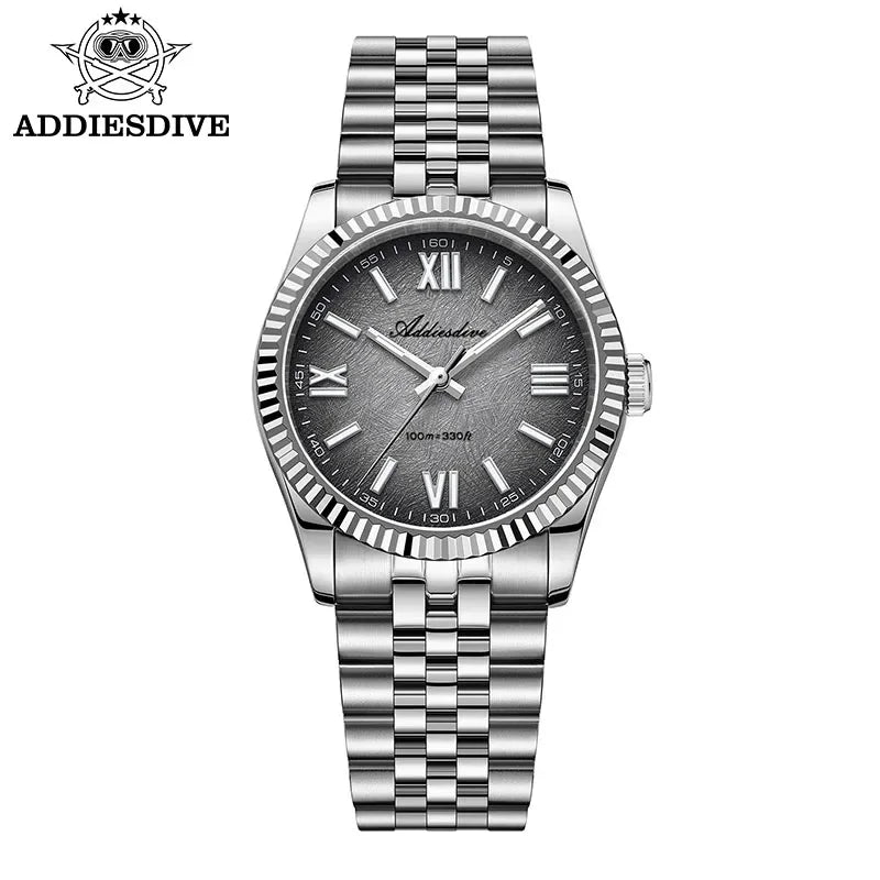 ADDIESDIVE Elegant Watch for Woman Luxury Sapphire Glass VH31 Quartz BGW9 Super Luminous 10Bar Waterproof Wristwatch AD2512