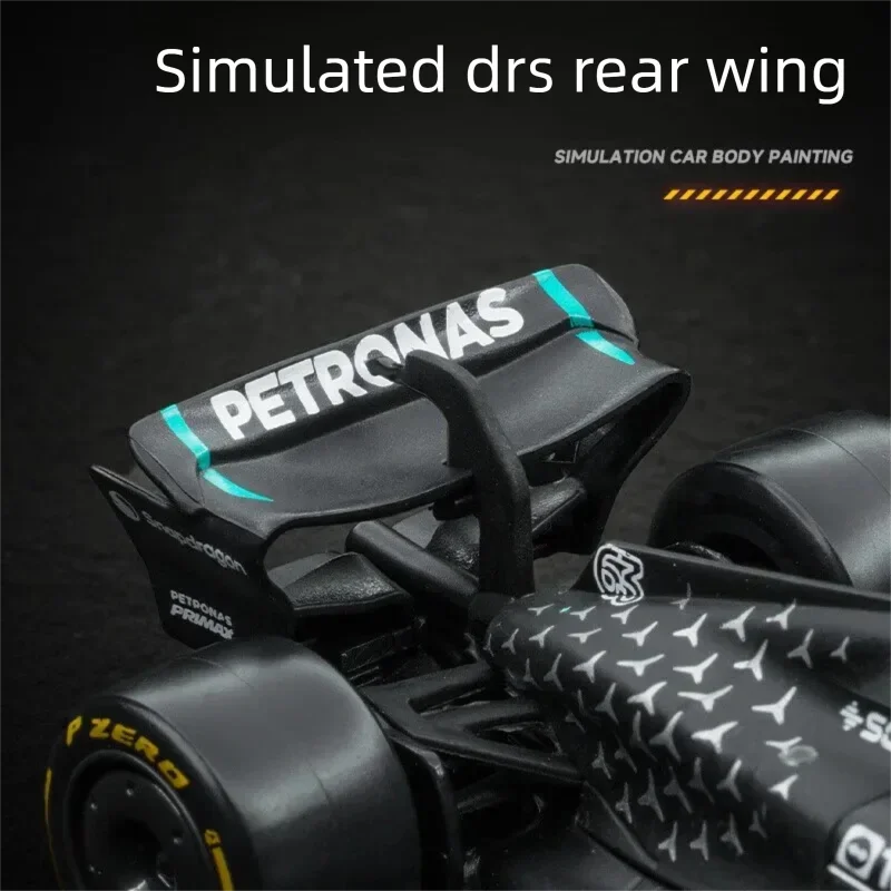 Bburago 1:43 Scale Mercedes-AMG F1 W15 W16 Formula 1 Racing Car Diecast Alloy Model Simulation Vehicle Collectible Gift for Kids