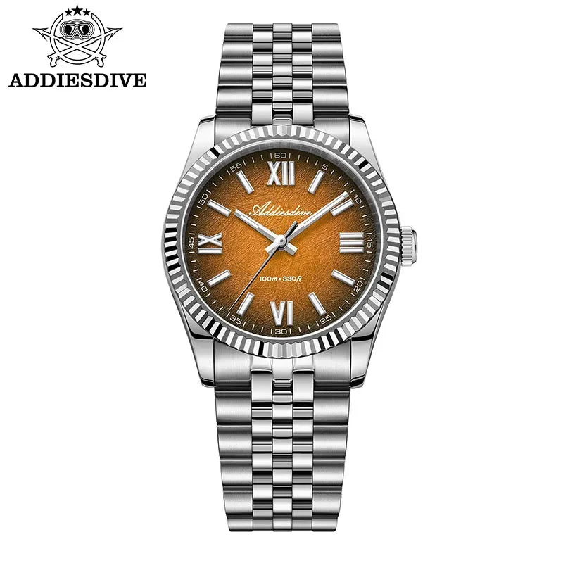 ADDIESDIVE Elegant Watch for Woman Luxury Sapphire Glass VH31 Quartz BGW9 Super Luminous 10Bar Waterproof Wristwatch AD2512
