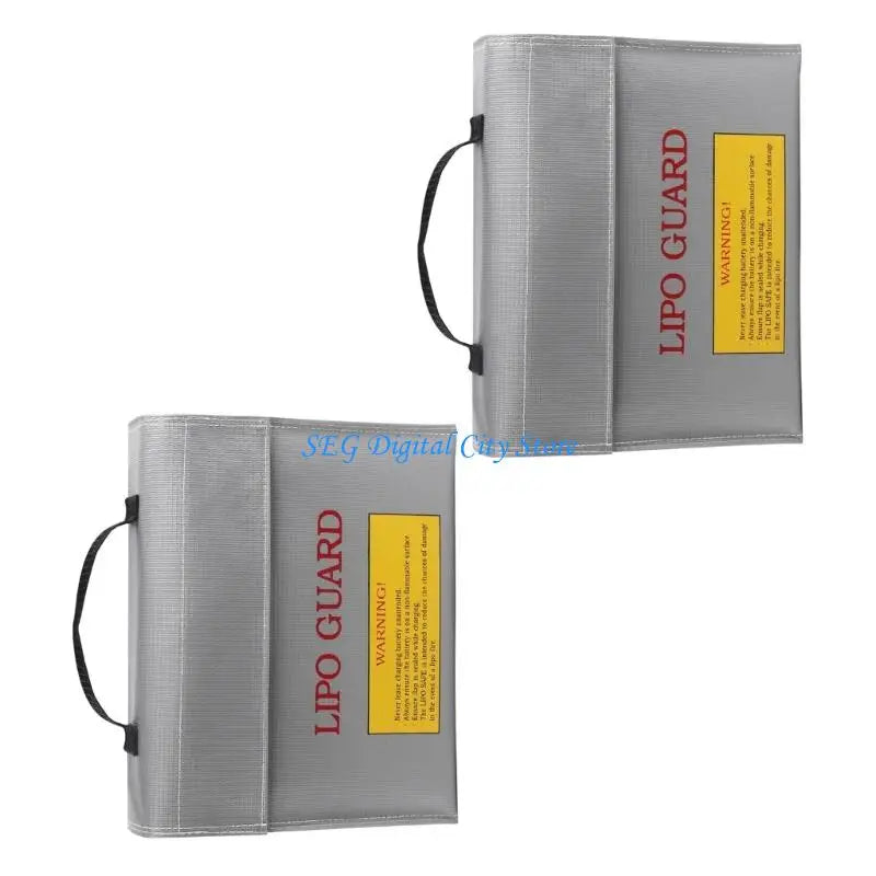 U75B High Capacity Water Resistant Batteries Storage Case Flame Retardant Batteries Charging Bag for Electronics Defense Use