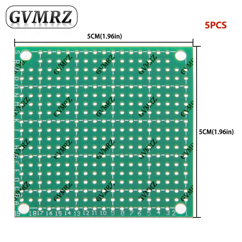 Single Sided Green PCB Prototype Board Universal Through Hole Perfboard for DIY Electronic Projects