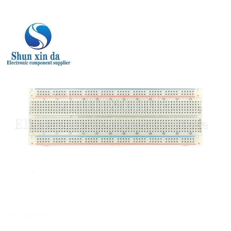 MB102 MB-102 165*55*10mm Breadboard 400 830 Point Solderless PCB Bread Board Test Develop DIY 200+630 holes Combination Splice