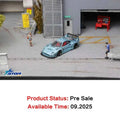 STAR 1:64 LBWK F40 Ice Blue Maggic Purple Car Model Collect Miniature Toys Opened Hood Diecast