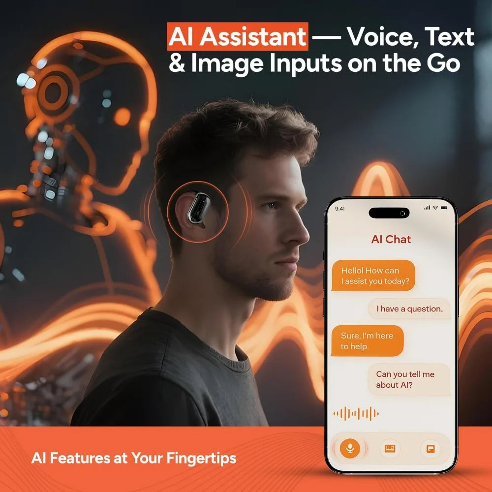Real-Time Translation Earbuds: 144+ Languages, 60H Playtime, Noise Cancellation for Business & Learning