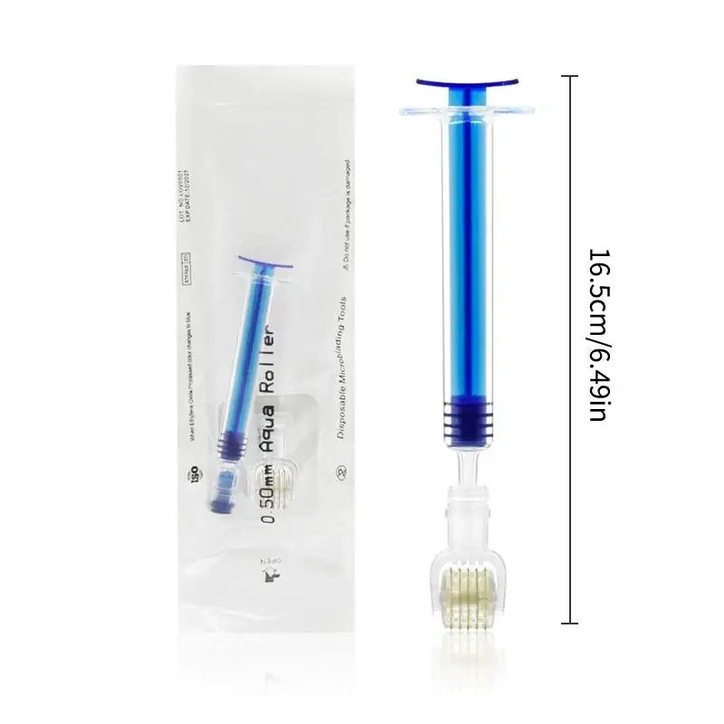 [New] Microneedle Roller Stamp Microneedle 0.25mm For Applying Serum Beard Growth Scalp Hair Facial Beauty Skincare Tool