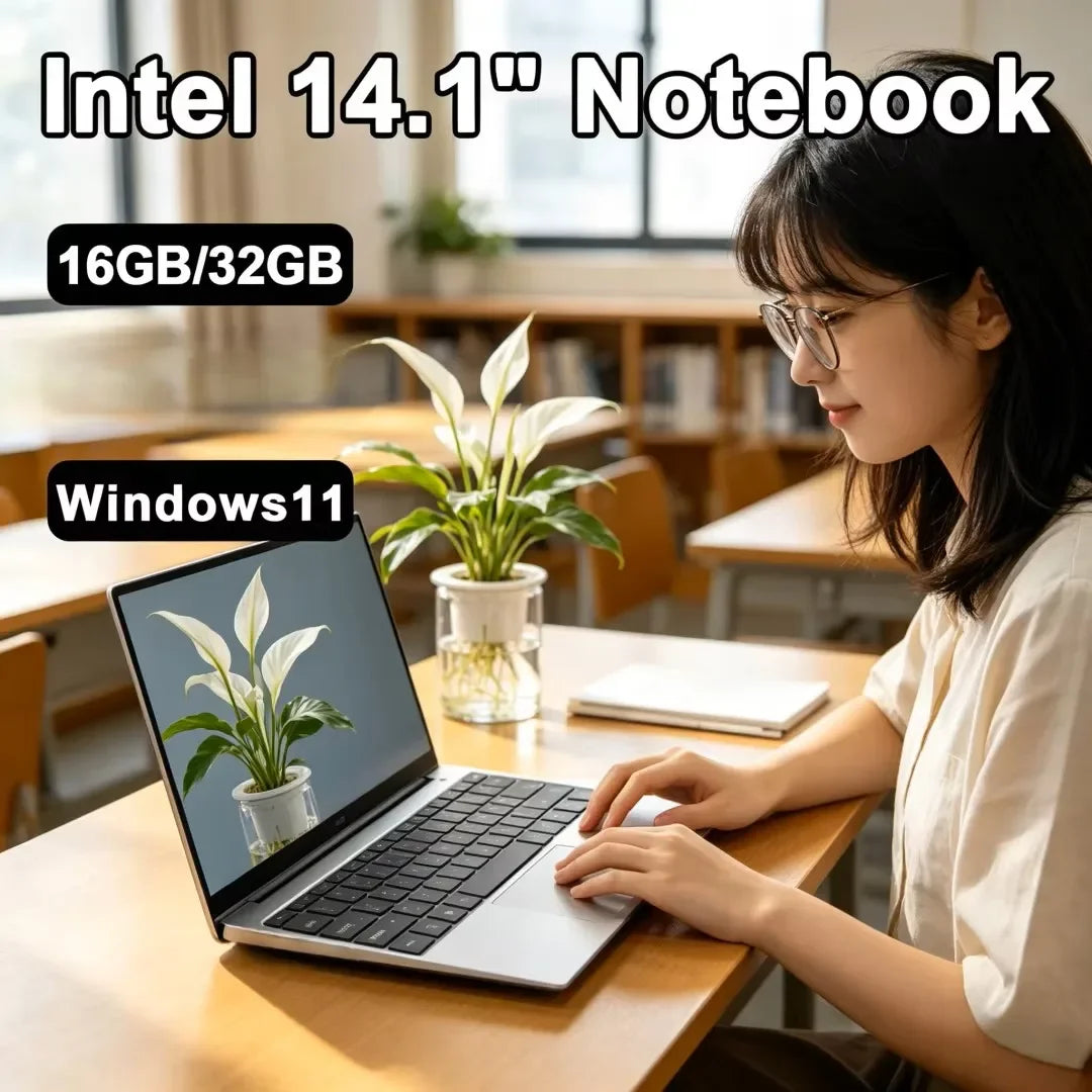 2026 New Ultra‑Slim 14.1" Laptop, Intel Core I7‑8650U Processor, Windows 11 Pro, 32GB, 2TB M.2 , Ideal for Daily Office Work