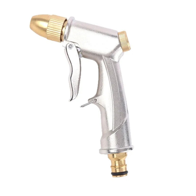 High Pressure Water Spray Gun Metal Brass Nozzle Garden Hose Pipe Lawn Car Wash Sprayer Sprinkler Car Wash Tool Water Guns