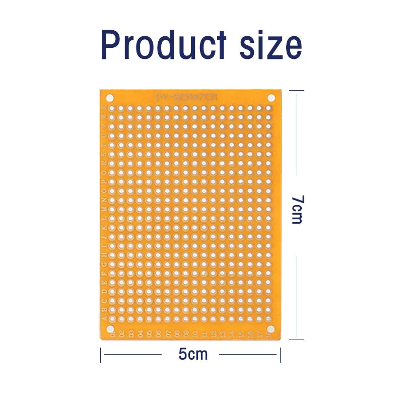 5/10pcs 5x7cm 7x9cm 9x15cm Universal PCB Board Yellow Single Sided PCB Printed Circuit Board for Arduino
